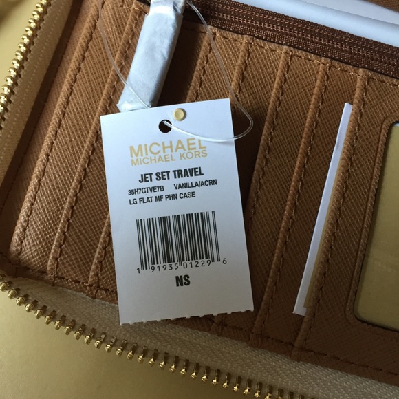 NWT Michael KORS large jet set travel phone case - Picture 5 of 5